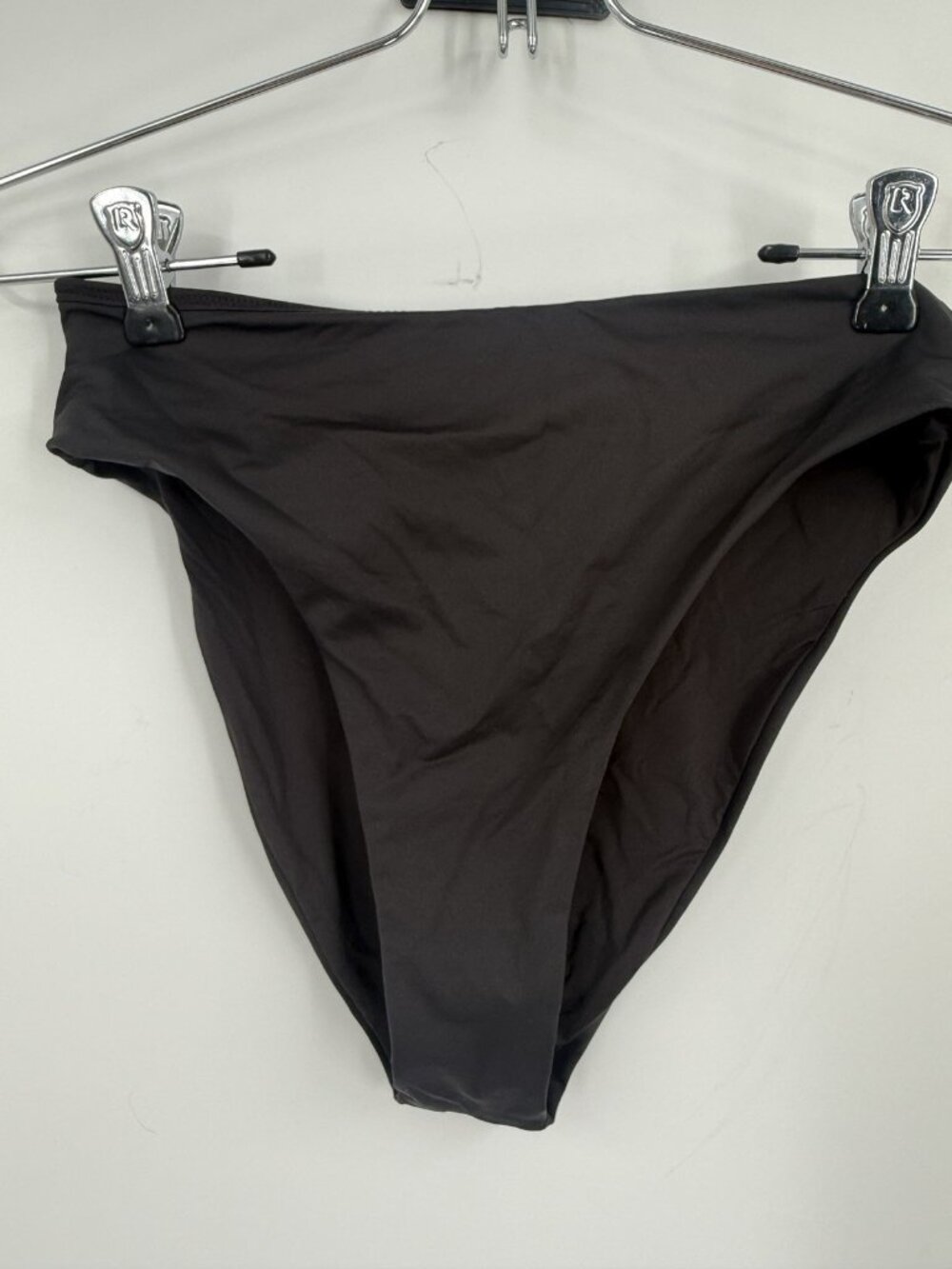 SKIMS Signature Recycled Swim Mid Waist Swim Bottom Onyx Size XS